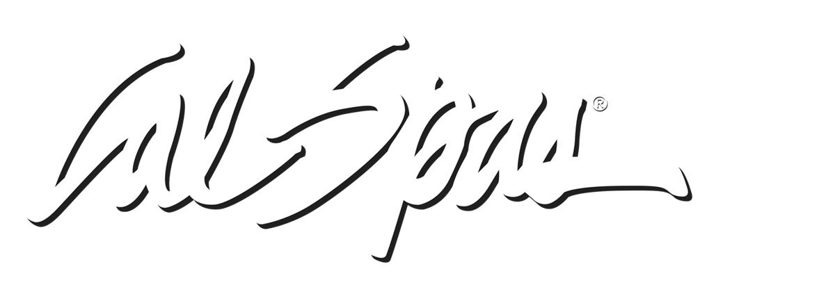 Calspas White logo hot tubs spas for sale Kansas City